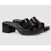 GG rubber slide sandal